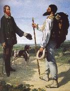 Gustave Courbet Bonjour Monsieur Courbet Germany oil painting artist